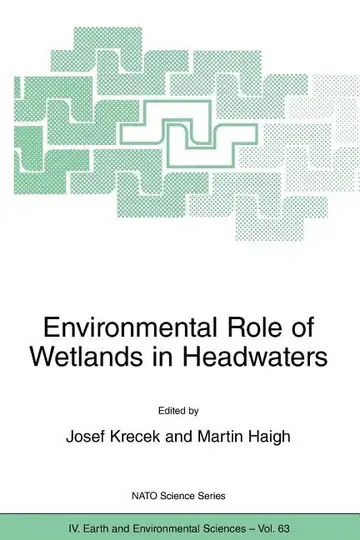 Cover of Environmental Role of Wetlands in Headwaters