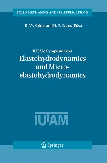 Cover of IUTAM Symposium on Elastohydrodynamics and Micro-elastohydrodynamics