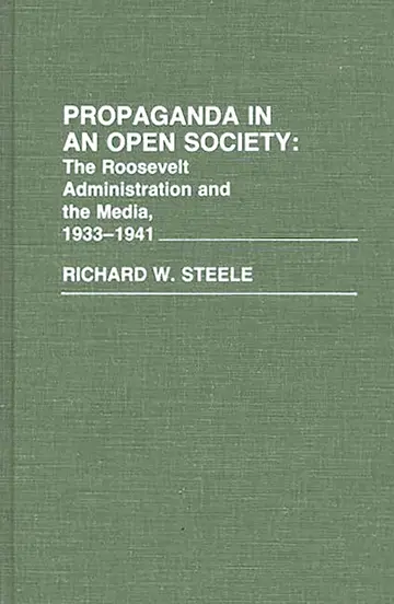 Cover of Propaganda in an Open Society