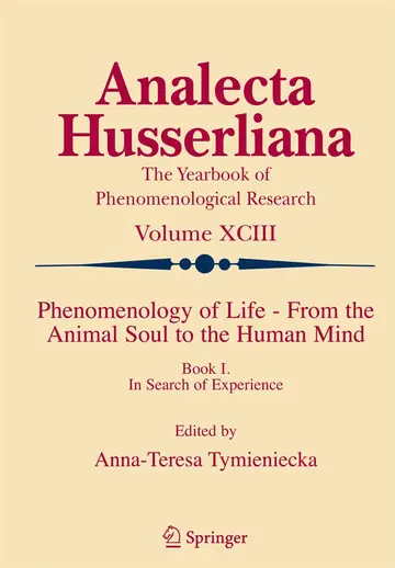 Cover of Phenomenology of Life - From the Animal Soul to the Human Mind