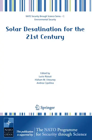 Cover of Solar Desalination for the 21st Century
