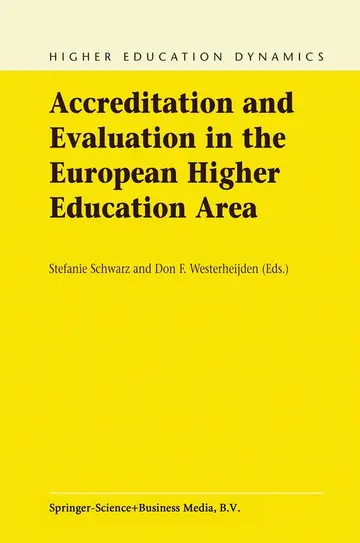 Cover of Accreditation and Evaluation in the European Higher Education Area