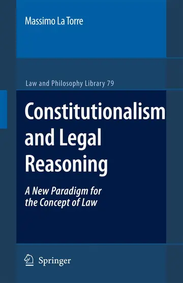Cover of Constitutionalism and Legal Reasoning