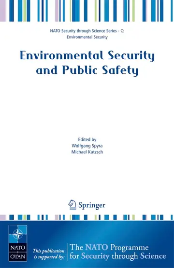 Cover of Environmental Security and Public Safety