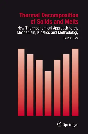 Cover of Thermal Decomposition of Solids and Melts