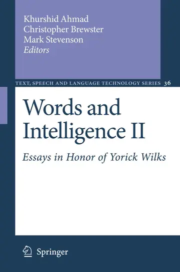 Cover of Words and Intelligence II