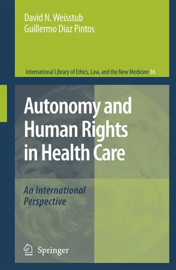 Cover of Autonomy and Human Rights in Health Care