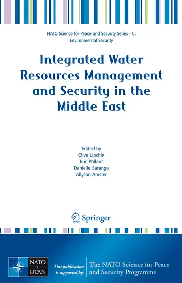 Cover of Integrated Water Resources Management and Security in the Middle East