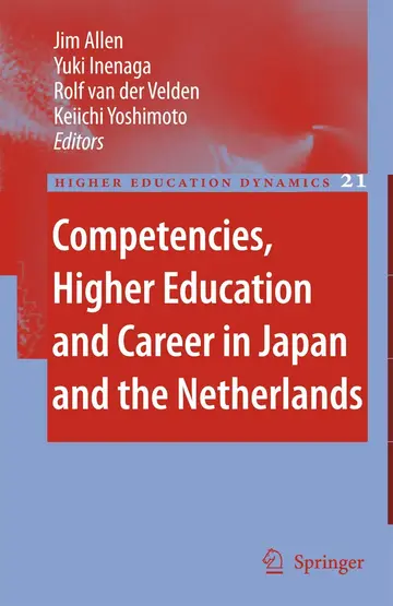 Cover of Competencies, Higher Education and Career in Japan and the Netherlands