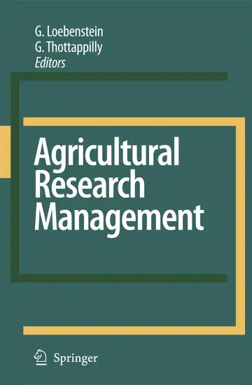 Cover of Agricultural Research Management