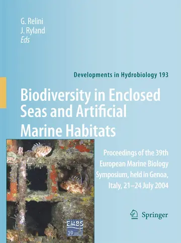 Cover of Biodiversity in Enclosed Seas and Artificial Marine Habitats