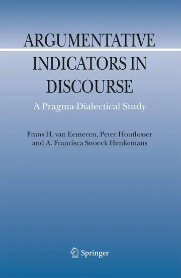 Cover of Argumentative Indicators Discourse