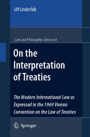Cover of On the Interpretation of Treaties