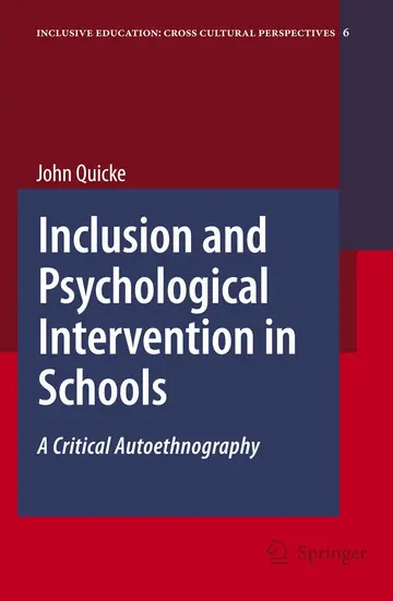 Cover of Inclusion and Psychological Intervention in Schools