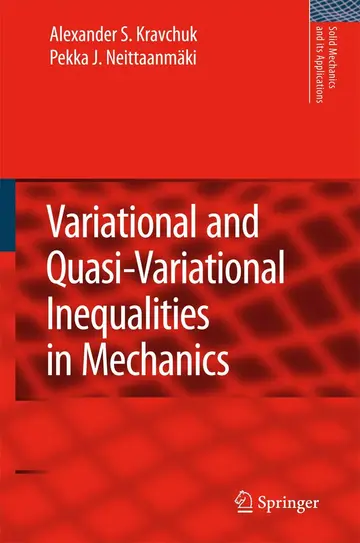 Cover of Variational and Quasi-Variational Inequalities in Mechanics