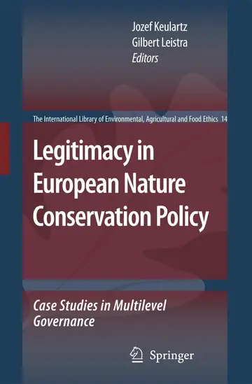 Cover of Legitimacy in European Nature Conservation Policy
