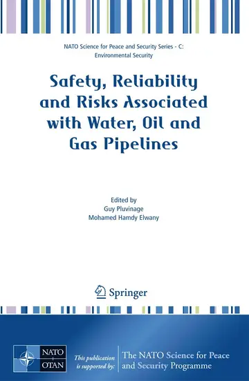 Cover of Safety, Reliability and Risks Associated with Water, Oil and Gas Pipelines