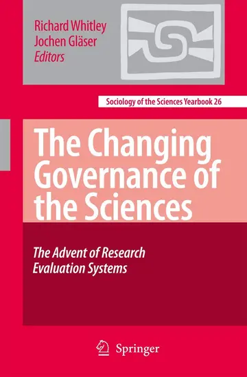 Cover of The Changing Governance of the Sciences