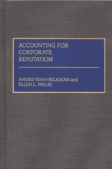 Cover of Accounting for Corporate Reputation