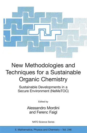 Cover of New Methodologies and Techniques for a Sustainable Organic Chemistry