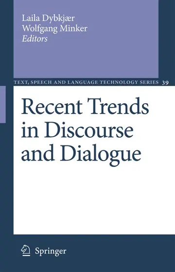 Cover of Recent Trends in Discourse and Dialogue