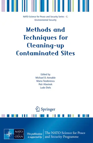 Cover of Methods and Techniques for Cleaning-up Contaminated Sites