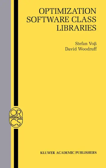 Cover of Optimization Software Class Libraries