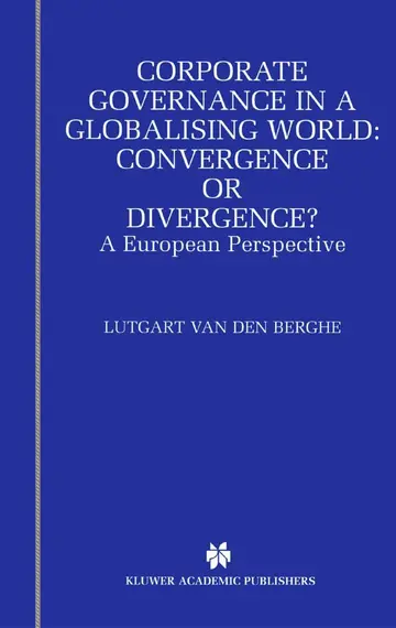 Cover of Corporate Governance in a Globalising World