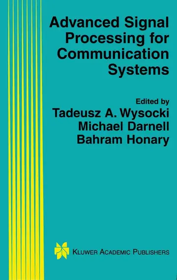 Cover of Advanced Signal Processing for Communication Systems