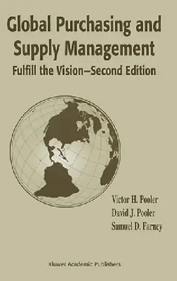 Cover of Global Purchasing and Supply Management