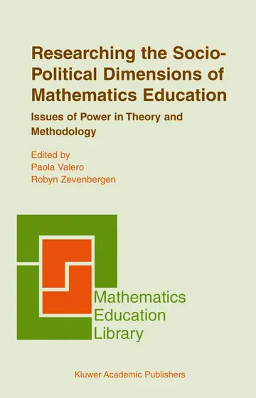 Cover of Researching the Socio-Political Dimensions of Mathematics Education