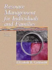 Cover of Resource Management for Individuals and Families