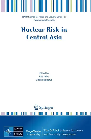 Cover of Nuclear Risk in Central Asia