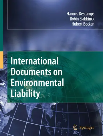 Cover of International Documents on Environmental Liability