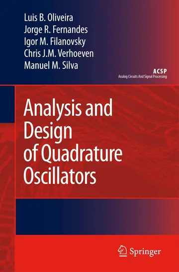 Cover of Analysis and Design of Quadrature Oscillators