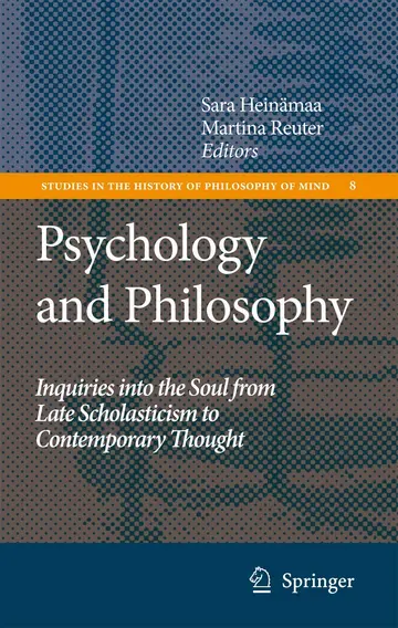 Cover of Psychology and Philosophy