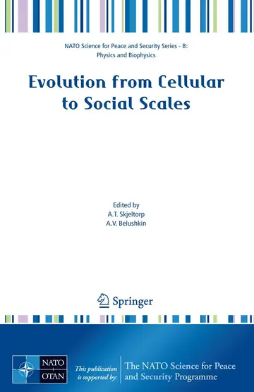 Cover of Evolution from Cellular to Social Scales