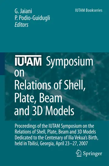 Cover of Iutam Symposium on Relations of Shell, Plate, Beam and 3d Models