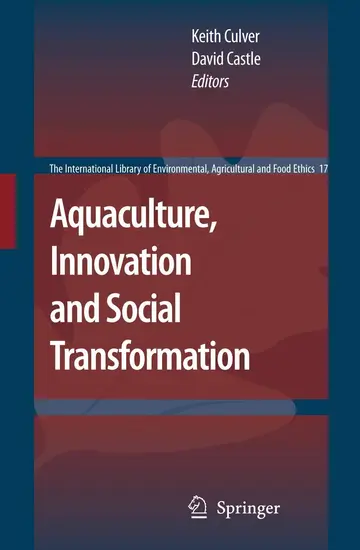 Cover of Aquaculture, Innovation and Social Transformation