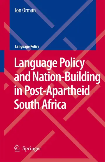 Cover of Language Policy and Nation-Building in Post-Apartheid South Africa