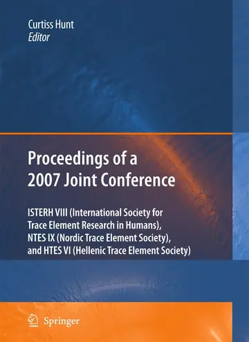 Cover of Proceedings of the Viiith Conference of the International Society for Trace Element Research in Humans (isterh)