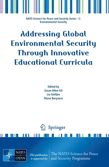 Cover of Addressing Global Environmental Security Through Innovative Educational Curricula