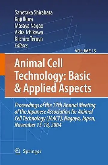 Cover of Animal Cell Technology