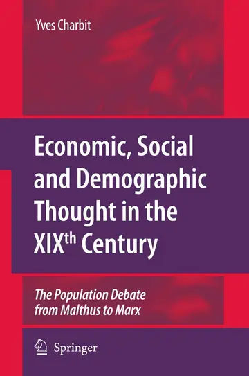 Cover of Economic, Social and Demographic Thought in the XIXth Century