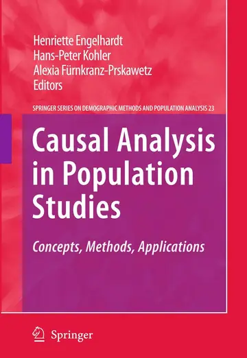 Cover of Causal Analysis in Population Studies