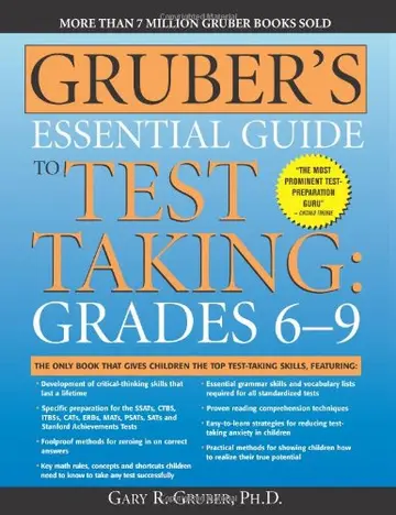 Cover of Gruber's Essential Guide to Test Taking, Grades 6-9