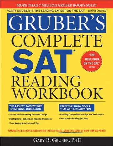 Cover of Gruber's Complete SAT Reading Workbook