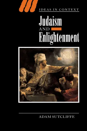 Cover of Judaism and Enlightenment