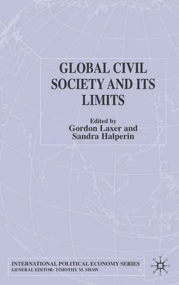 Cover of Global Civil Society and Its Limits