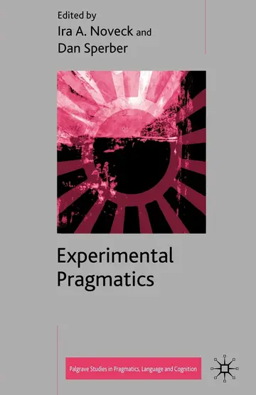 Cover of Experimental Pragmatics